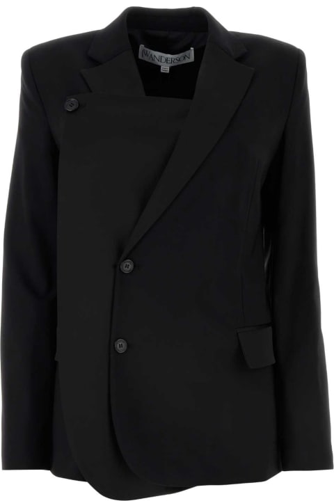 J.W. Anderson Coats & Jackets for Women J.W. Anderson Black Stretch Wool Blazer