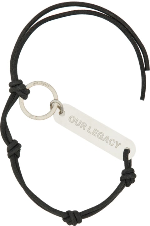 Keyrings for Men Our Legacy Leather Keychain