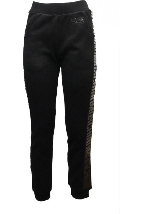 Moschino Fleeces & Tracksuits for Women Moschino Mid Rise Logo Tape Track Pants