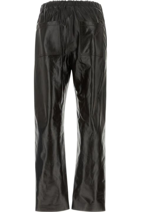 メンズ Bottega Venetaのボトムス Bottega Veneta Leather Elasticated Trousers