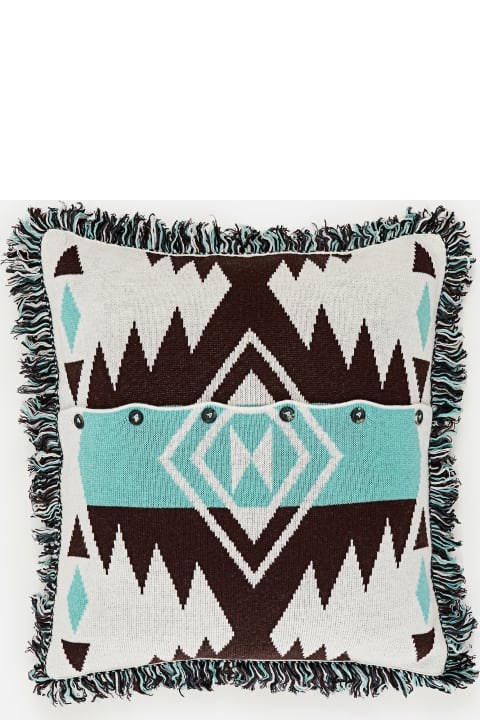 Textiles & Linens Alanui Icon Jacquard Pillow
