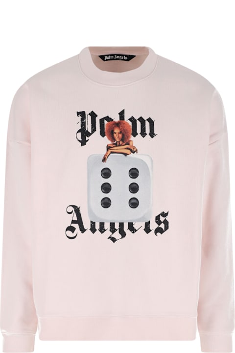 Palm Angels for Men Palm Angels 'holy Pin Up' Crew Neck Sweatshirt