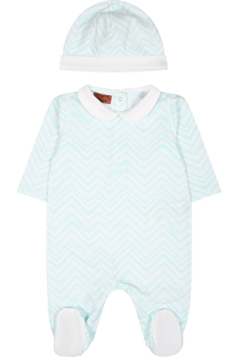 Missoni Bodysuits & Sets for Baby Girls Missoni Green Set Set For Baby Kids