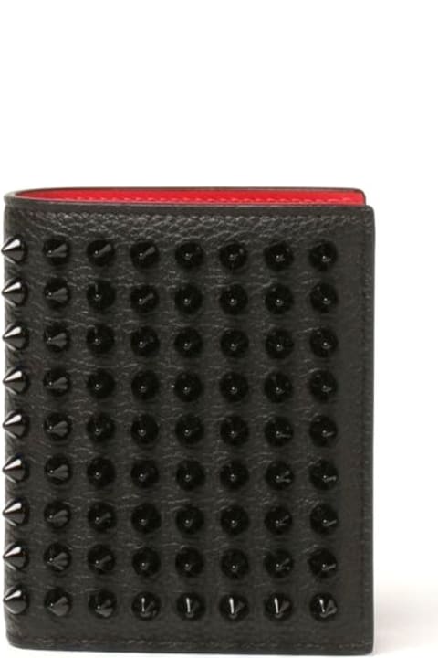 Christian Louboutin Wallets for Men Christian Louboutin Wallet Paros Spike Wallet In Leather