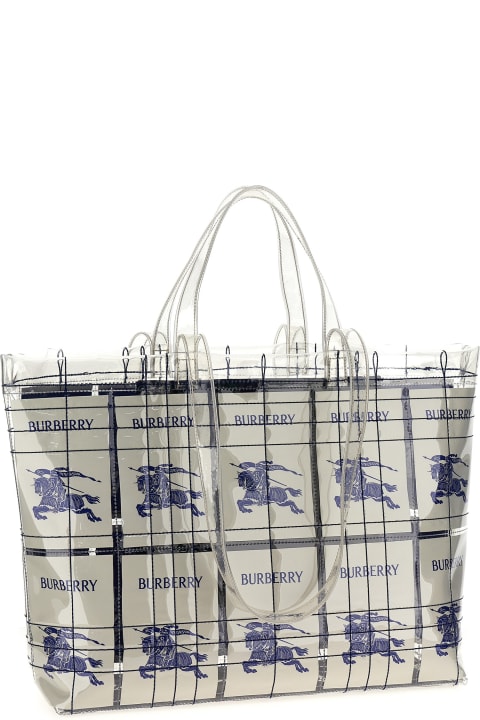 ウィメンズ トートバッグ Burberry 'ekd' Label Shopping Bag