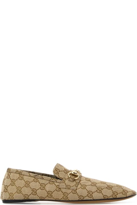 Gucci Gg Fabric Loafers