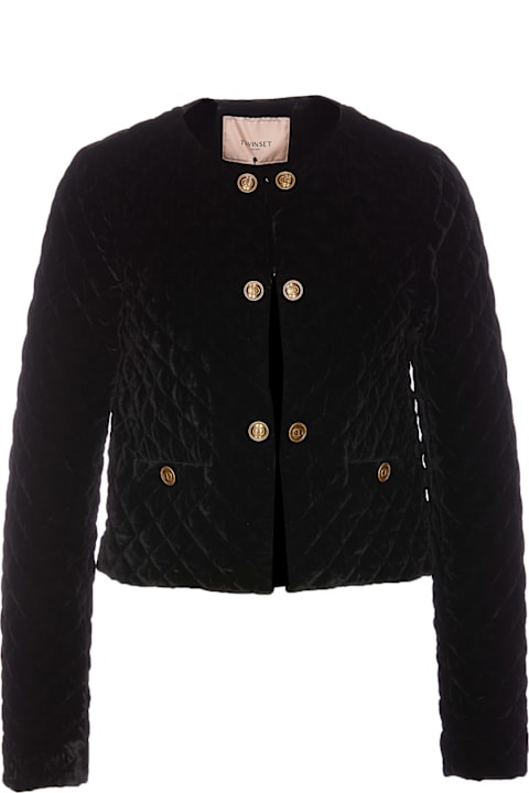 TwinSet Coats & Jackets for Women TwinSet Velvet Jacket