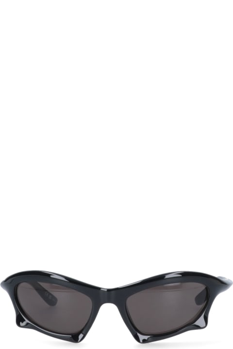 メンズ Balenciaga Eyewearのアイウェア Balenciaga Eyewear Sunglasses In Black Acetate