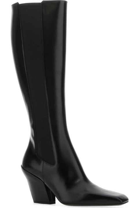 Fashion for Women Prada Black Leather Boots