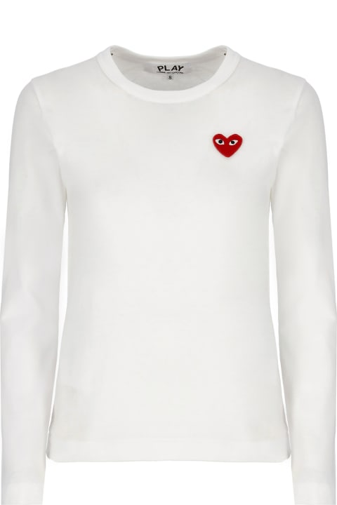Comme des Garçons Play Women Comme des Garçons Play Heart T-shirt