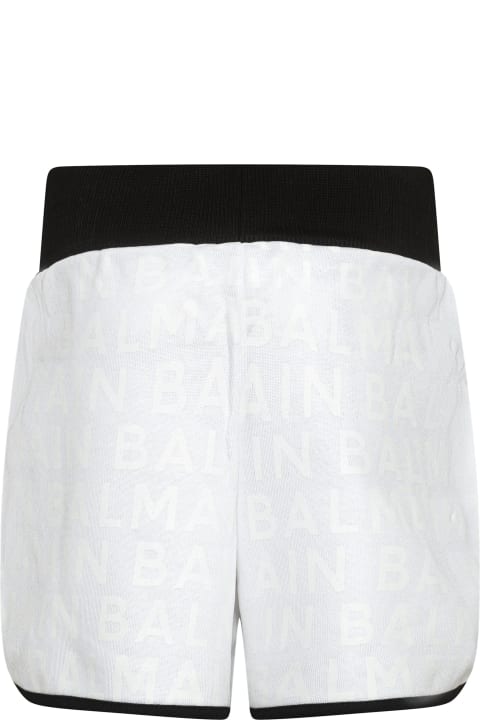 Bottoms for Girls Balmain Shorts Con Logo