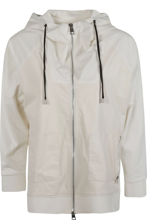 Side Zip Pocket Detail Hooded Jacket