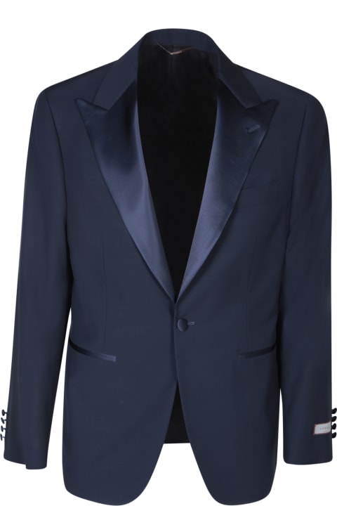 Suits for Men Canali Single-breasted Blue Smoking