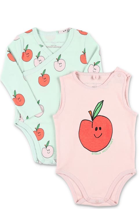 Stella McCartney Kids Kids Stella McCartney Kids Apple Print Bodysuit And Sleepsuit Set