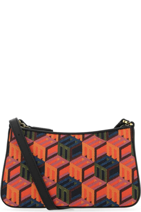 MCM for Women MCM Embroidered Fabric Rockstar Crossbody Bag