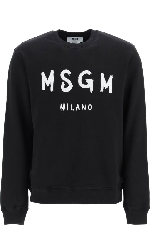 MSGM Fleeces & Tracksuits for Women MSGM Brushed Logo Sweatshirt