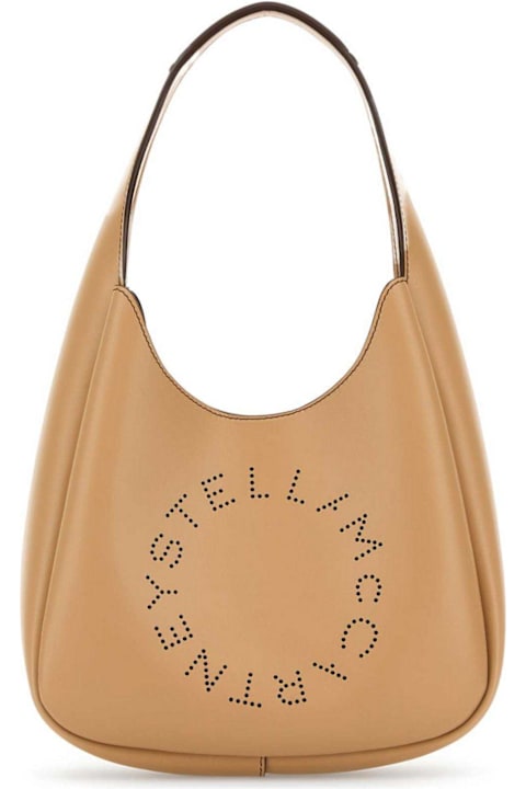 Homeware Stella McCartney Logo Perforated Small Hobo Bag