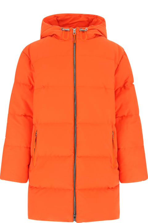Loewe Coats & Jackets for Women Loewe Orange Cotton Down Jacket
