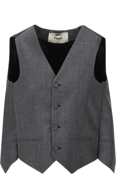 Fendi Coats & Jackets for Women Fendi Destructured Vest
