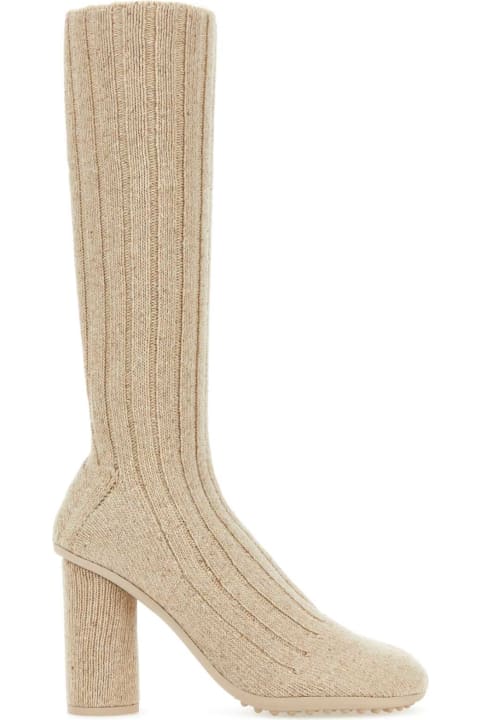 Fashion for Women Bottega Veneta Sand Wool Blend Atomic Boots