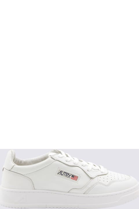 Autry White Leather Medalist Sneakers