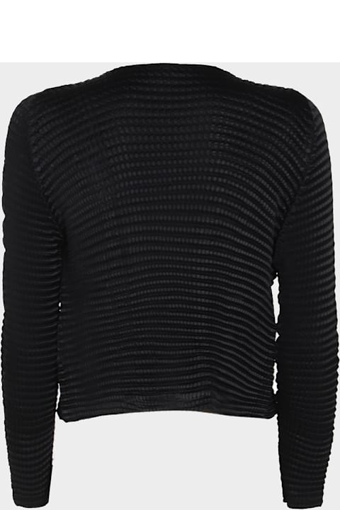 Issey Miyake for Women Issey Miyake Black Knitwear