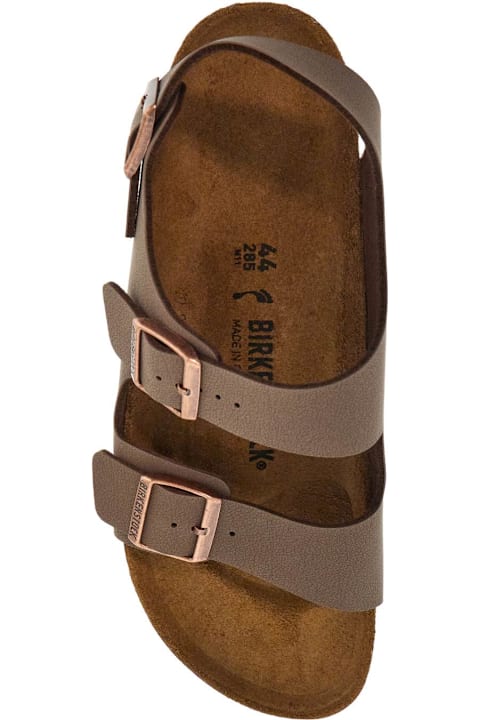 Homeware Birkenstock Birkoflor Mocca Sandals With Cork Sole And Adjustable Straps Milano