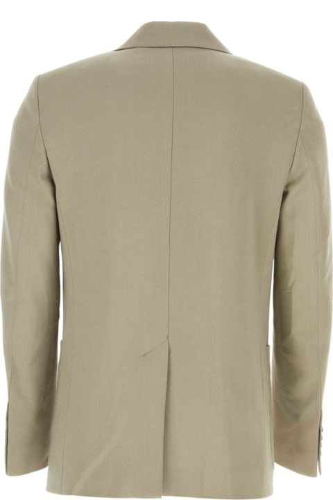 Ami Alexandre Mattiussi Coats & Jackets for Men Ami Alexandre Mattiussi Dove Grey Viscose Blend Blazer