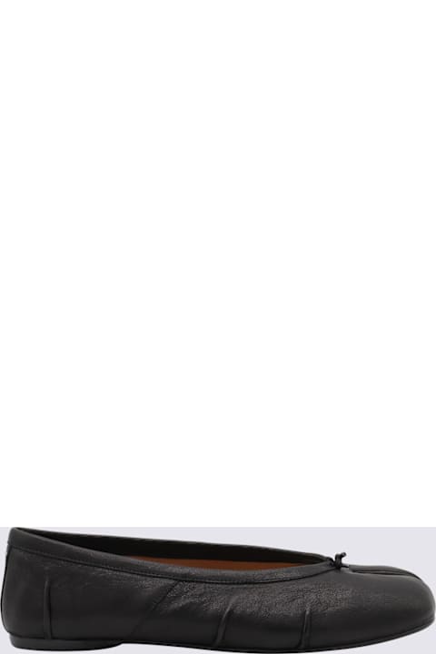 Maison Margiela Black Leather Flats