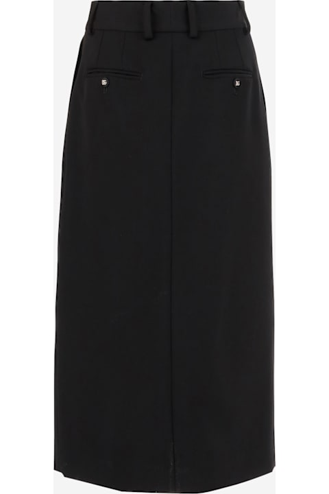 Dolce & Gabbana Skirts for Women Dolce & Gabbana Wool Pencil Skirt Longuette