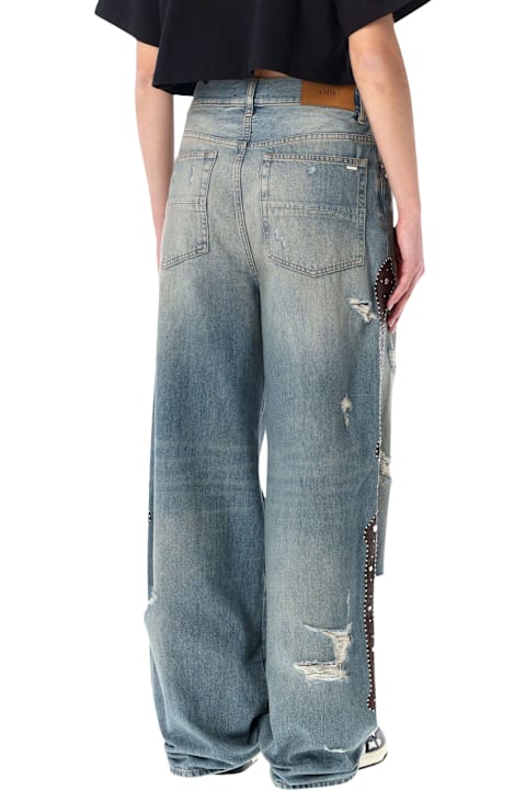 Homeware AMIRI Amiri bones wide-leg studded jeans