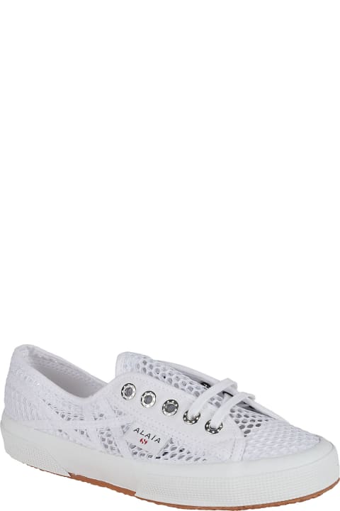 Canvas Mesh Sneakers