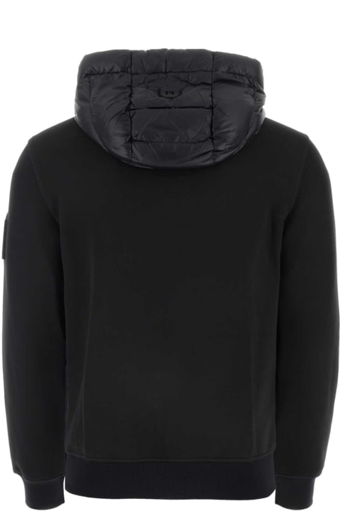 Coats & Jackets for Men Mackage Black Cotton Blend Frank Sweatshirt