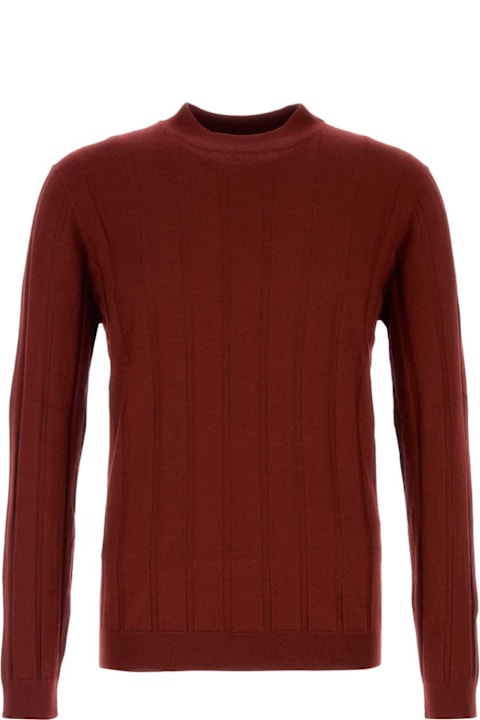 Homeware Brunello Cucinelli Tiziano Red Cashmere Blend Sweater