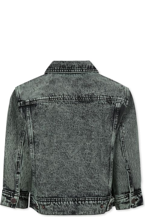ボーイズ Moloのコート＆ジャケット Molo Green Denim Jacket For Kids