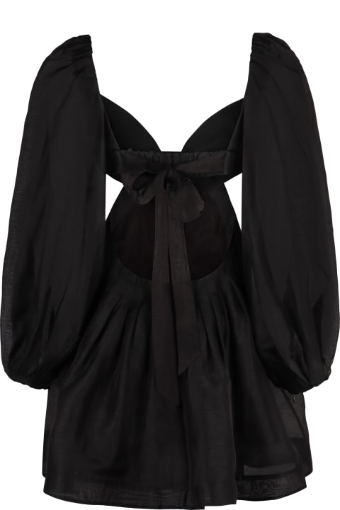 ウィメンズ Zimmermannのワンピース＆ドレス Zimmermann Harmony Bralette Mini-dress
