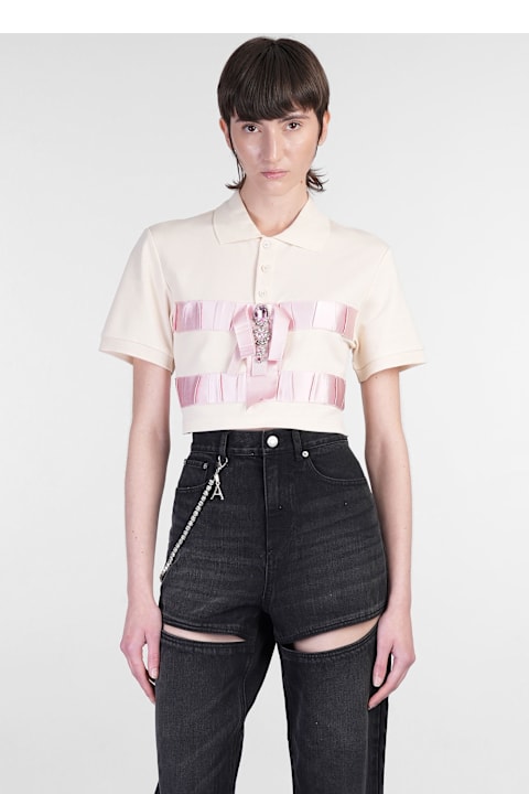 Polo In Beige Cotton