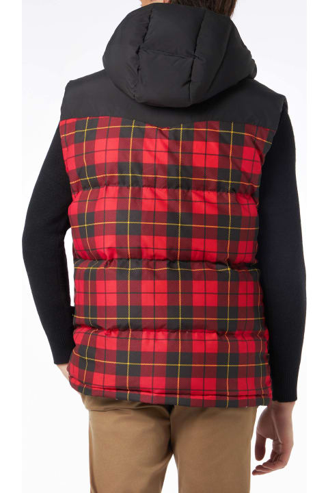Homeware MC2 Saint Barth Man Tartan Down Vest