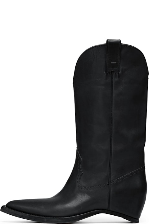 Maison Margiela Leather Western Boots