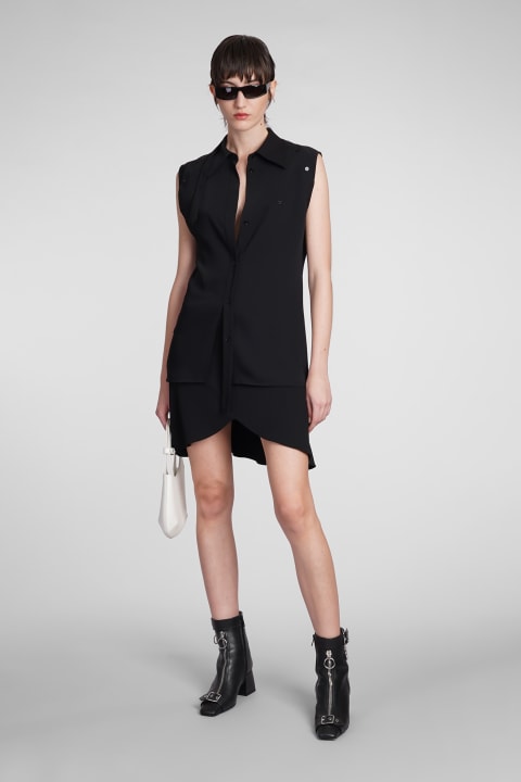Topwear for Women Courrèges Shirt In Black Polyester