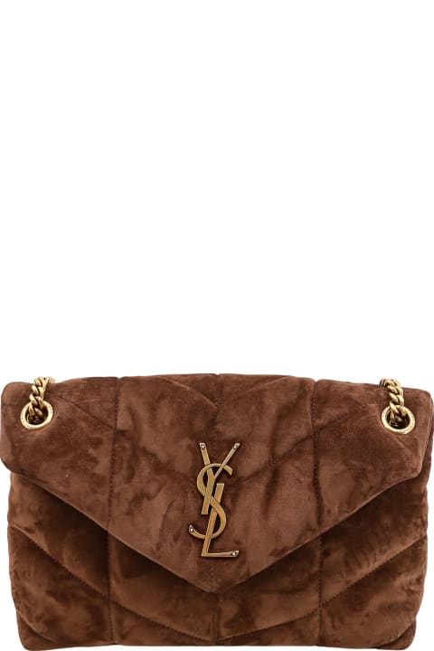 Saint Laurent Puffer Small - Crossbody bag for Woman - Brown -  5774761U807-2358