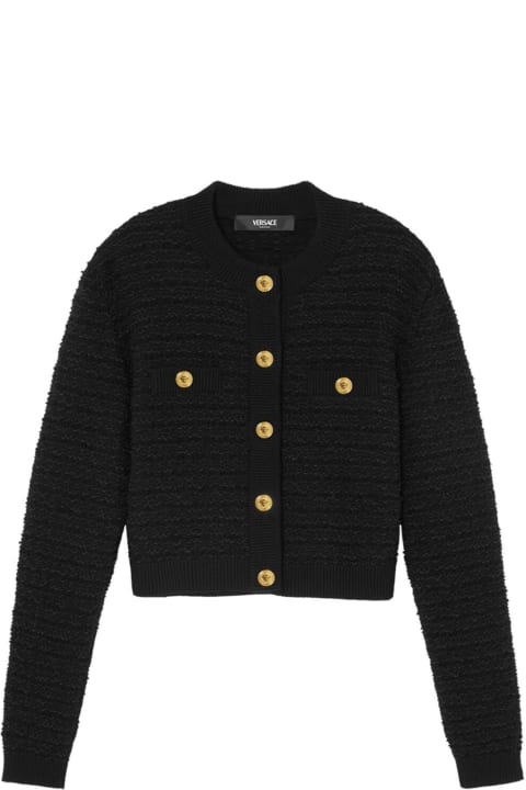 Fashion for Women Versace Knit Sweater College Tweed