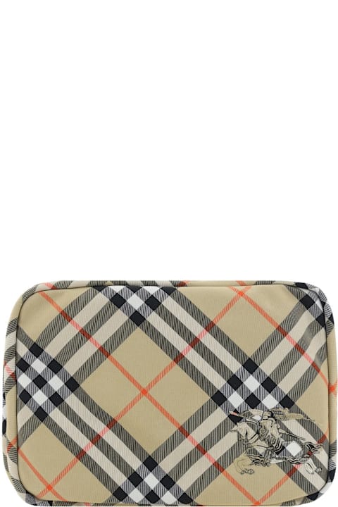 Burberry Bags for Men Burberry Checked Zip-around Travel Pouch