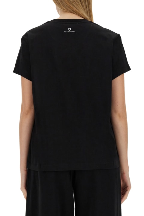 Stella McCartney Topwear for Women Stella McCartney Cotton T-shirt With Circular Logo