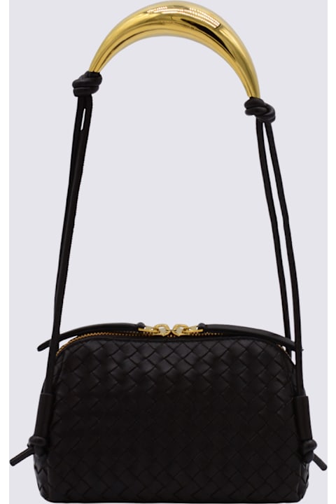 Homeware Bottega Veneta Black Leather Concert Pouch