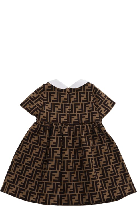 Fendi Dresses for Baby Girls Fendi Fendi Brown Dress