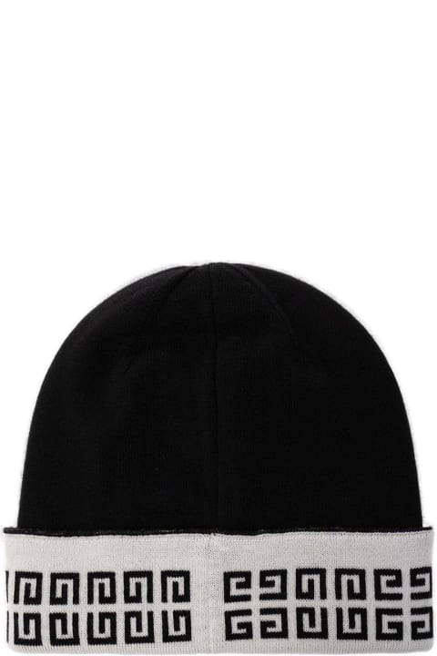 Givenchy for Men Givenchy 4g Monogrammed Knit Beanie