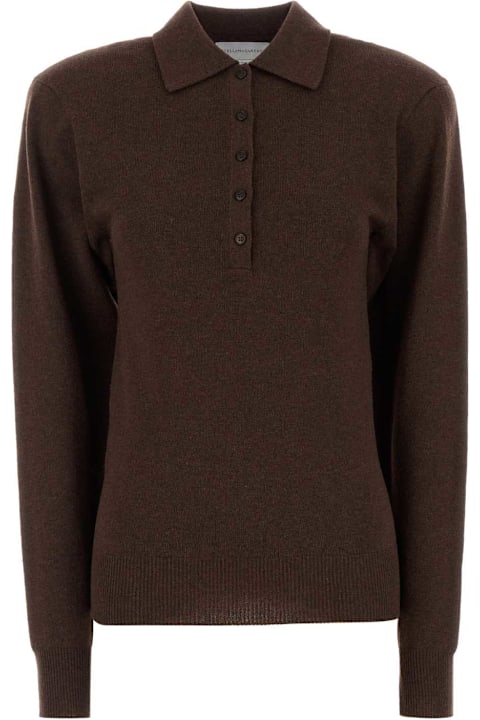 Homeware Stella McCartney Brown Cashmere Blend Polo Shirt