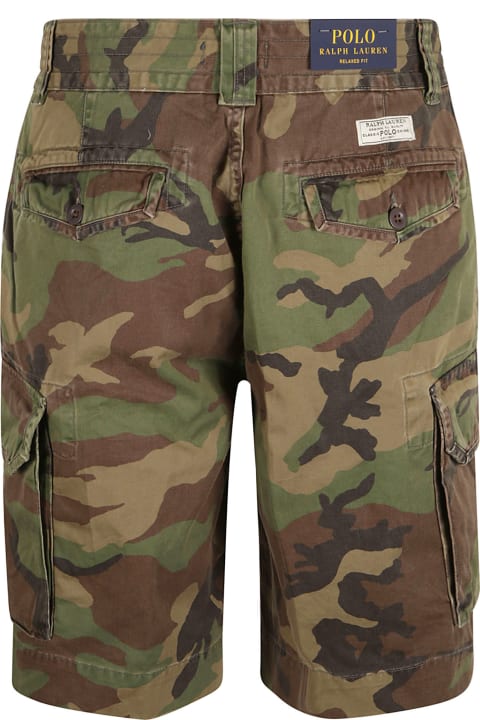 Ralph Lauren Pants for Men Ralph Lauren Logo Patched Cargo Shorts