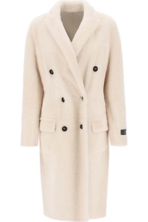 Brunello Cucinelli Coats & Jackets for Women Brunello Cucinelli Reversible Shearling Coat